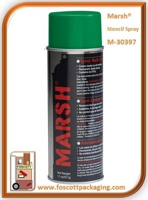 M-30397 Marsh® Stencil Spray, Green, £10.20 + Vat