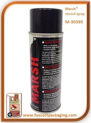 M-30395 Marsh® Stencil Spray, Black, £10.20 + Vat