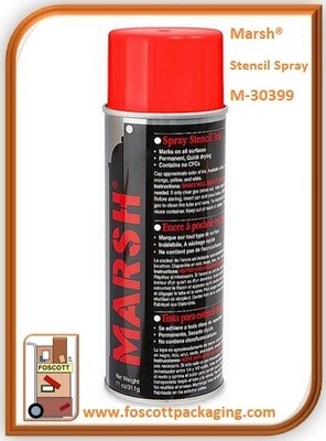 M-30399 Marsh® Stencil Spray, Red, £10.20 + Vat