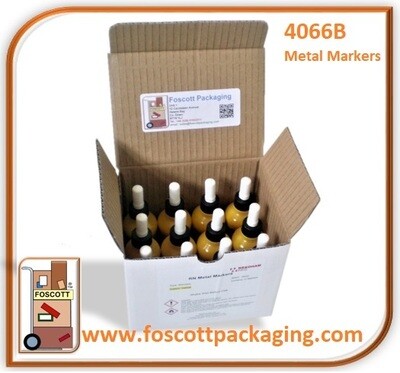 4066BHD Metal Marker Bottle 45ml, Heavy Duty Tops - Yellow, £54.95 + Vat