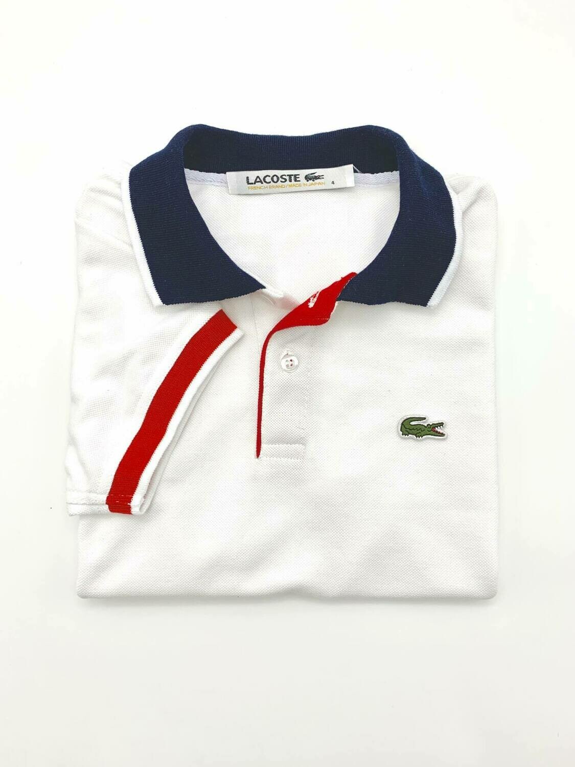 Men's Lacoste Polo Shirt w/Red CC FREE 1PC T SHIRT