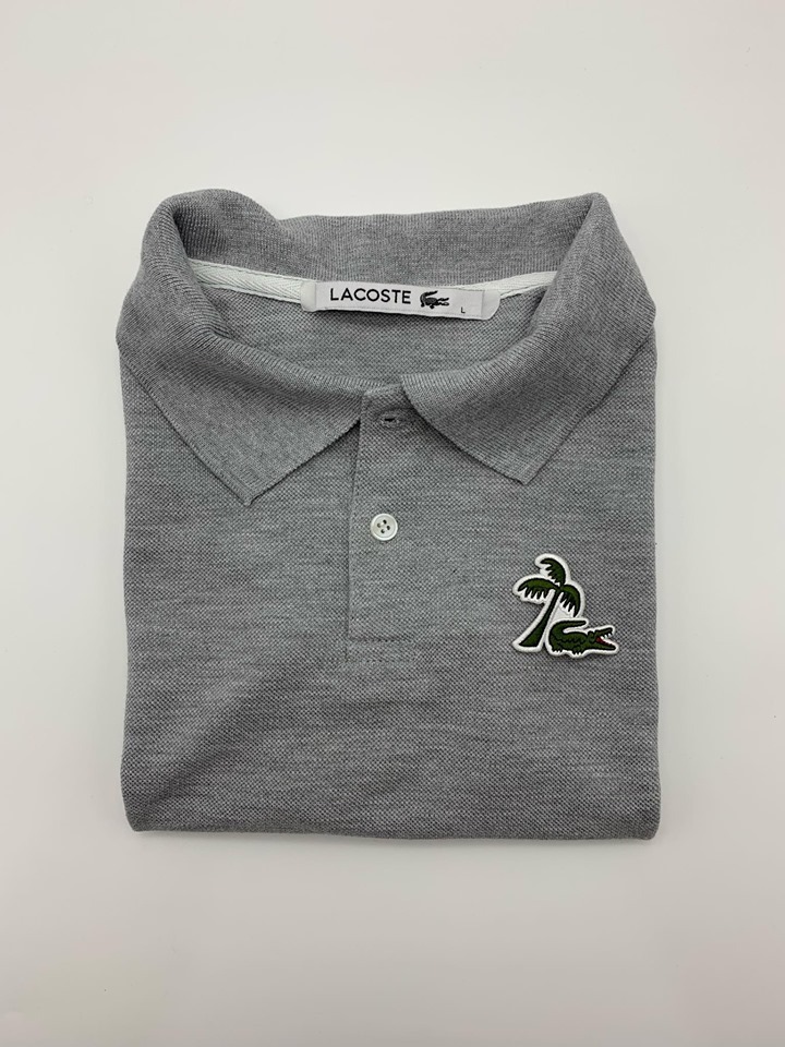 lacoste polo shirt with palm tree