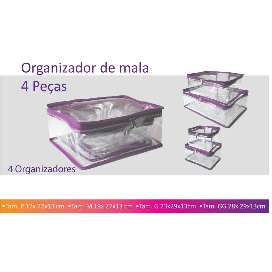Organizadores de Mala  4 Peças