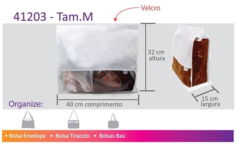 Capa para bolsa tamanho M