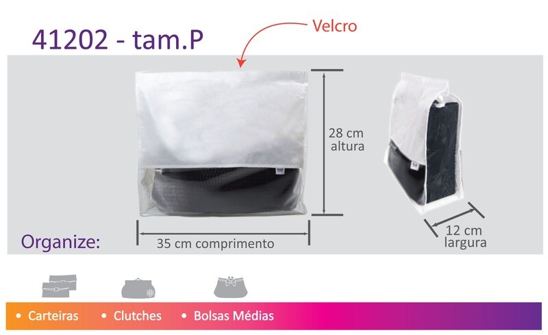 Capa para bolsa tamanho P