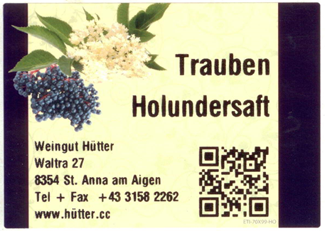 Trauben-Holundersaft