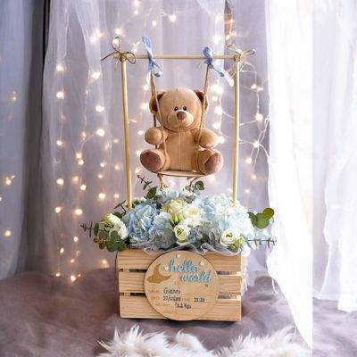 Teddy&#39;s Welcome Swing (Boy Or Girl)