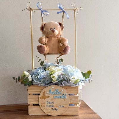 Teddy's Welcome Swing - Boy