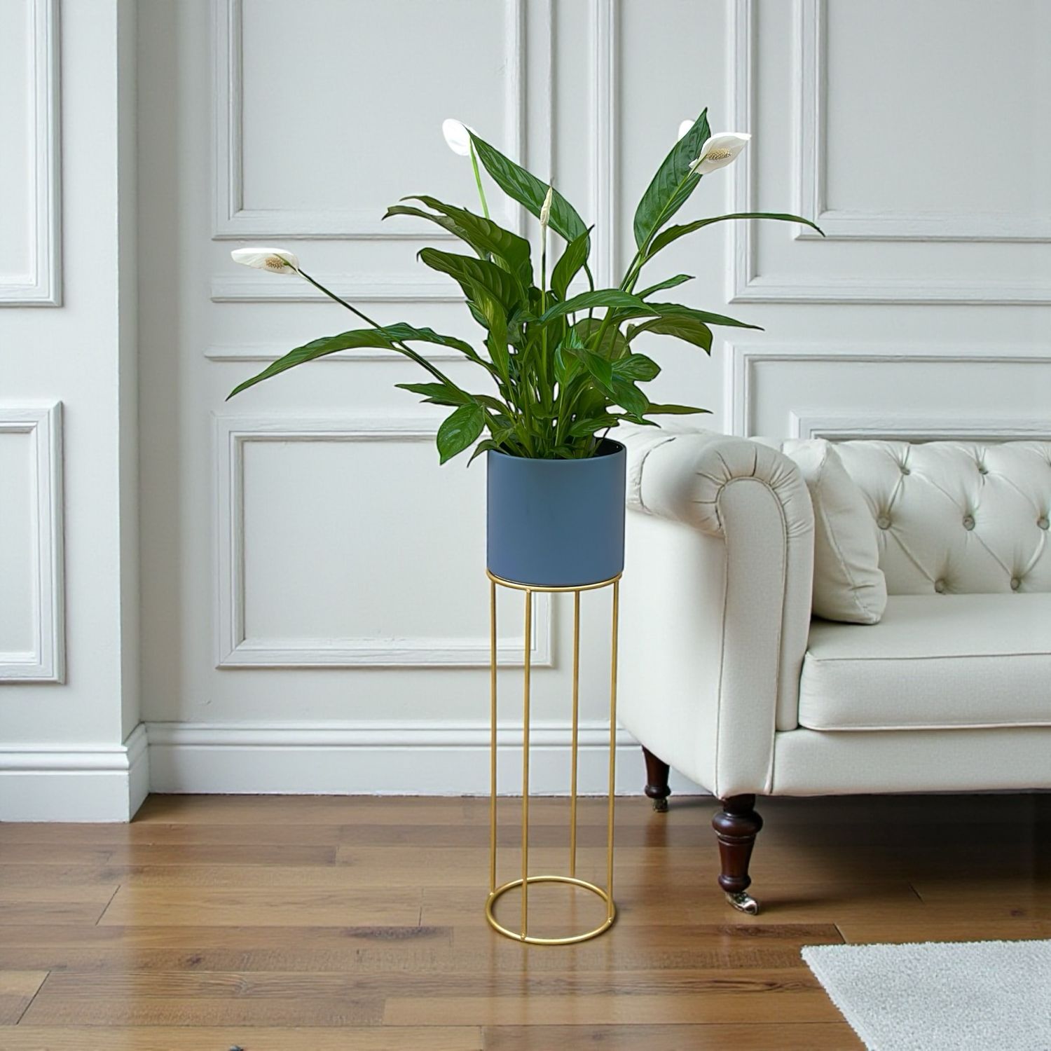 Peace Lily in Elegant Planter