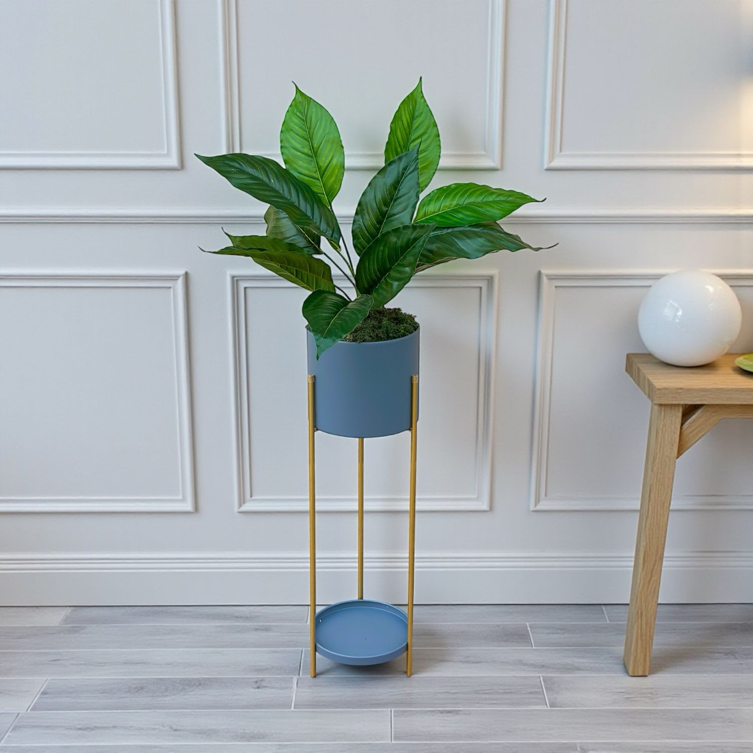 Aspidistra In Planter (Artificial)