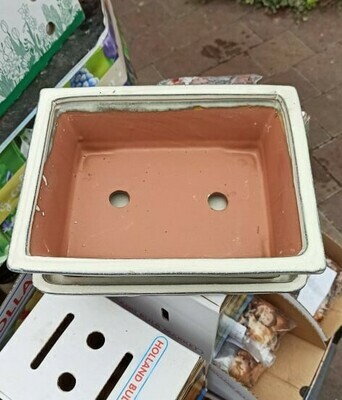 White ceramic dish - large