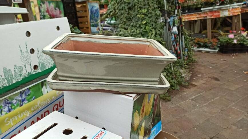 White ceramic dish - large