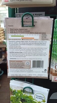 Organic - Herb Basil Classico