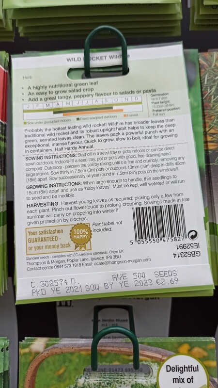 Herb - Wild Rocket Wildfire