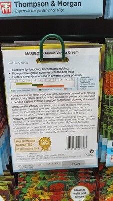 Marigold Alumia Vanilla Cream