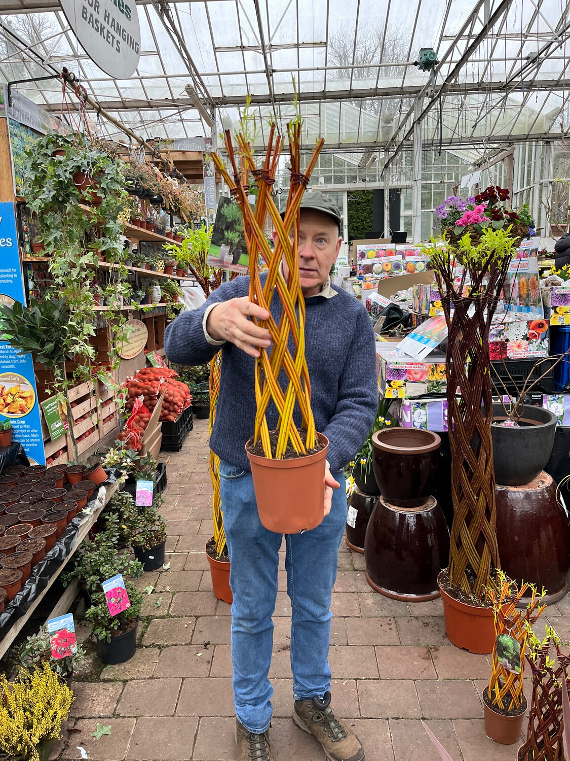 Lattice Braided Willow - Golden (MEDIUM)
