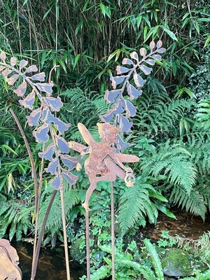 Decorative Steel Fairy 23 Cmx15 Cm X 120 Cm Height