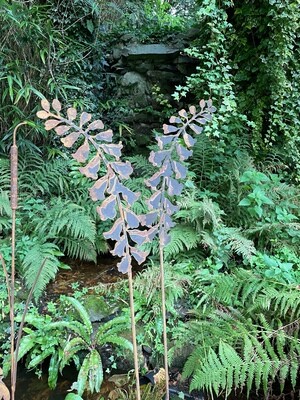 Decorative Steel Campanula - Bellflower Foxglove 40x20 Cm X 160 Cm Height