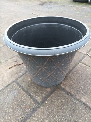 Prisma Planter (Black/Bronze)