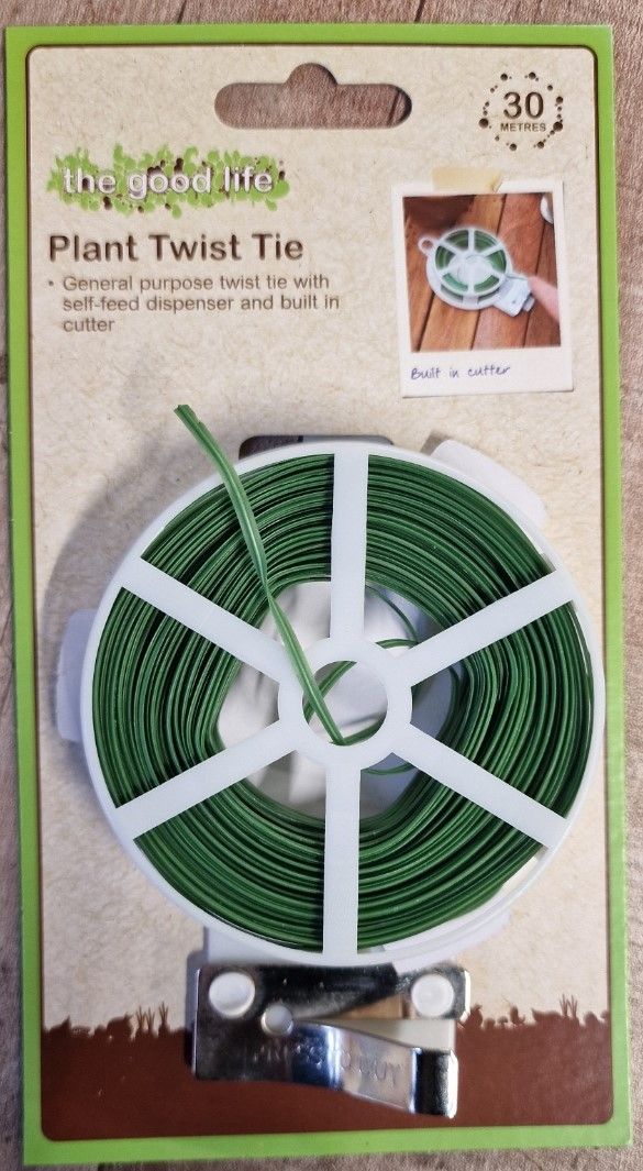 30m Plant Twist Tie( general purpose twist tie with self-feed dispenser &amp; built in cutter)