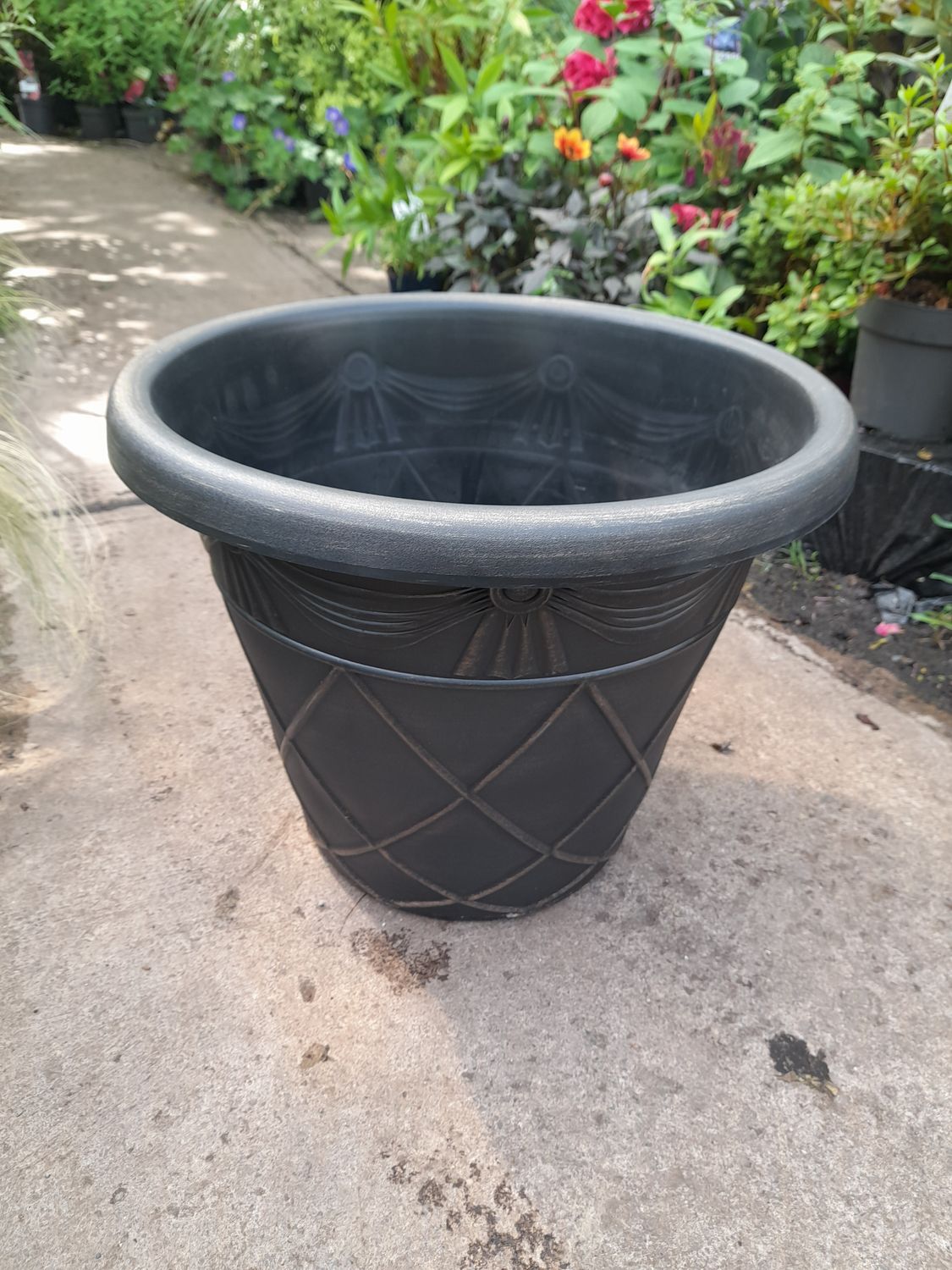 Tuscany Roman Deco 45cm (Black/Bronze)