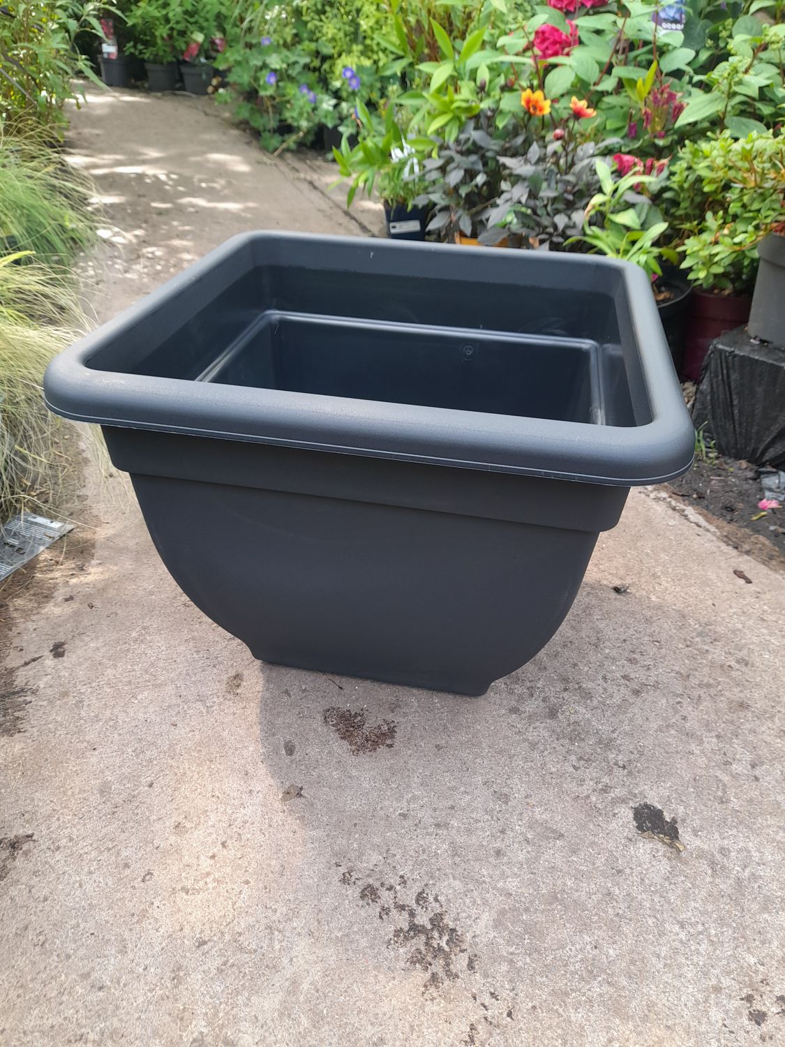 Win Square Bellpot Ebony 45cm