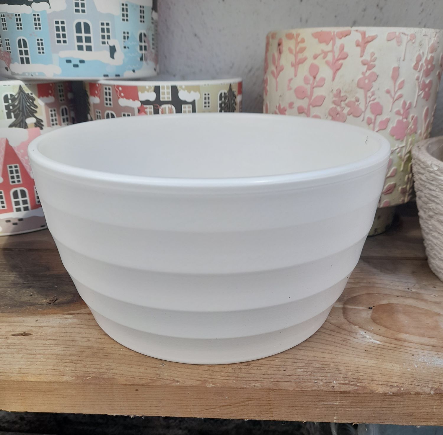 Ceramic White Pot