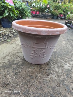 Tuscany Olive Planter Terracotta 33cm
