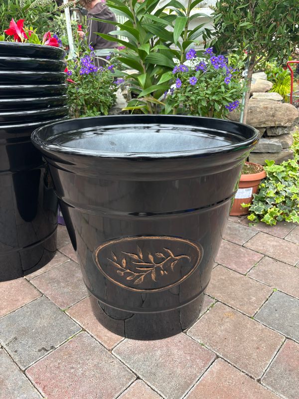 Black Olive Planter 55cm