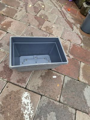 Crackle Window Box 30cm Concrete Grey