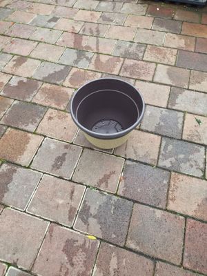 Crackle planter 30cm Ceramic Cream