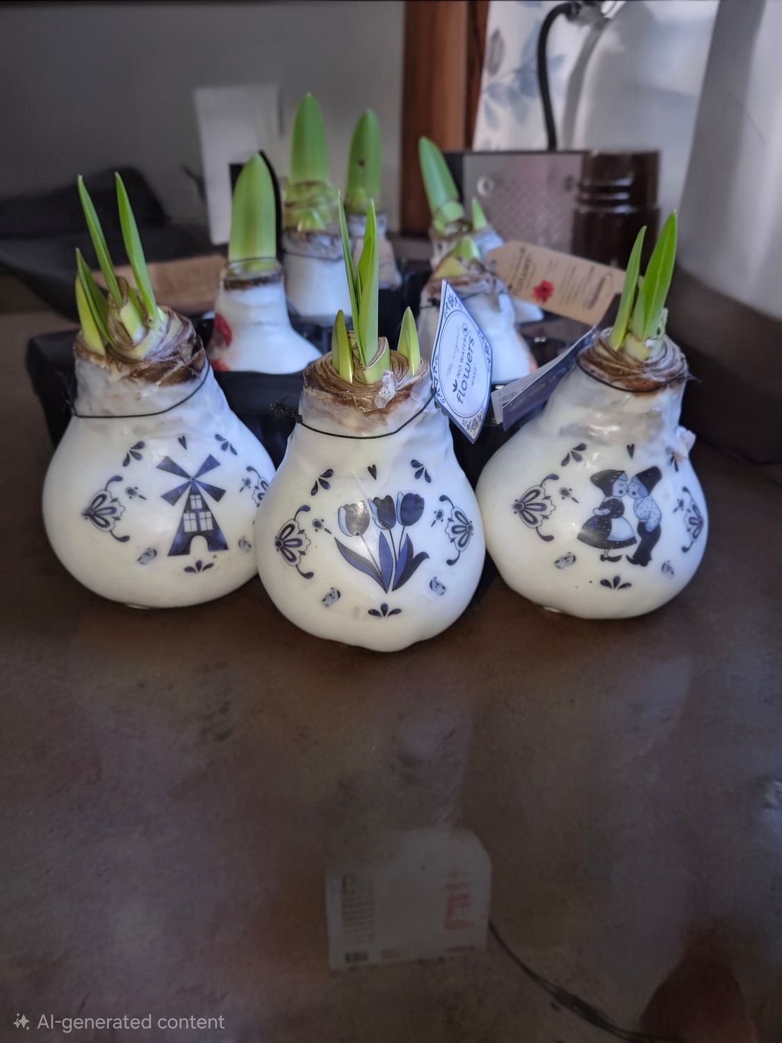 Amaryllis Wax Delft Blue