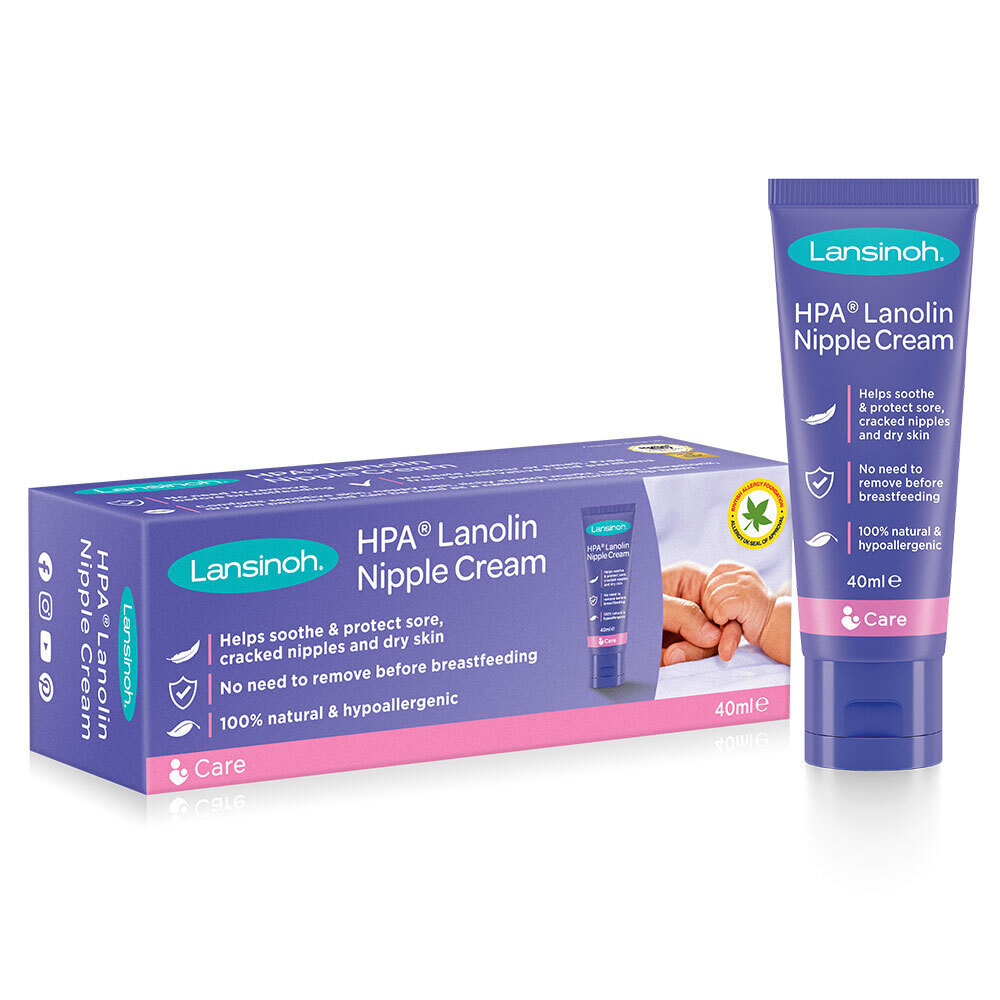 HPA Lanolin for Sore Nipples & Cracked Skin 40mg