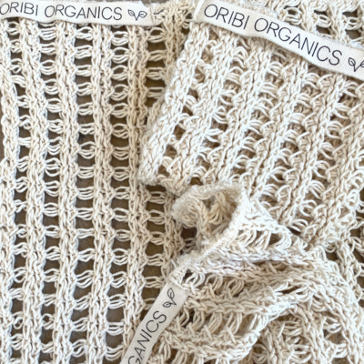 Cotton Crocheted Cloth - 100% Pure, Unbleached Cotton