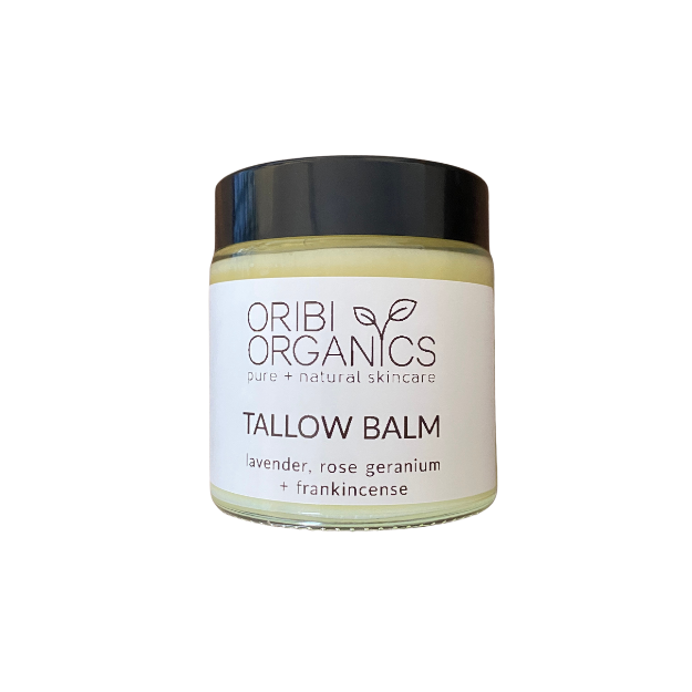 **NEW** Tallow Balm with Rose Geranium, Frankincense + Lavender