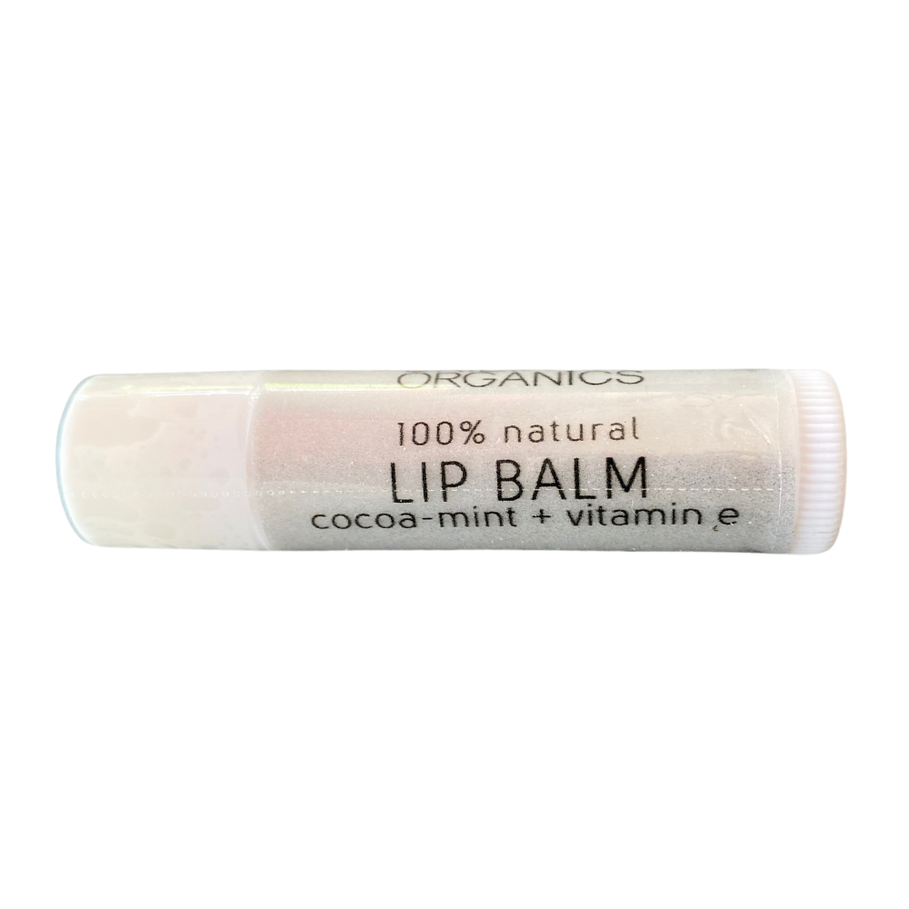 **NEW** Natural Lip Balm with Cocoa-Mint + Vitamin E
