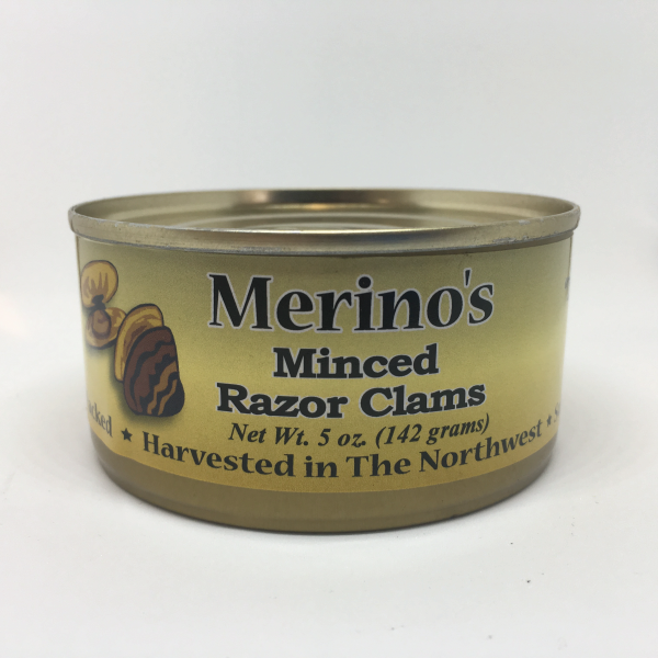 Merino's Minced Razor Clams