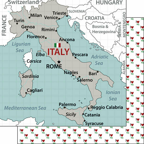 Italy Adventure Map