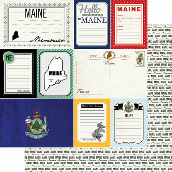 Maine vintage Travel Journal