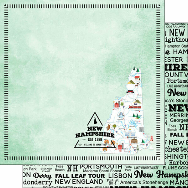 New Hampshire Postage Stamp