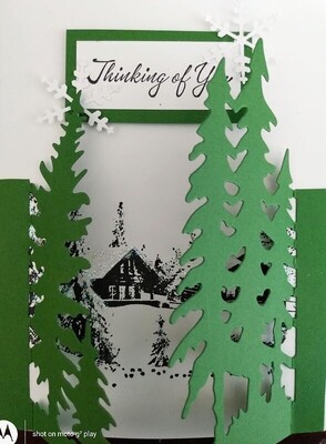 Winter Scene Card Winter Scene Card
