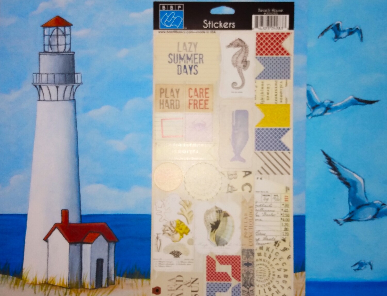 Lighthouse and Seagulls Layout
