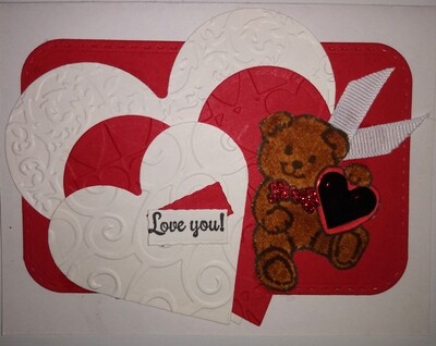 Teddy Bear Valentine Card Kit Teddy Bear Valentine Card Kit