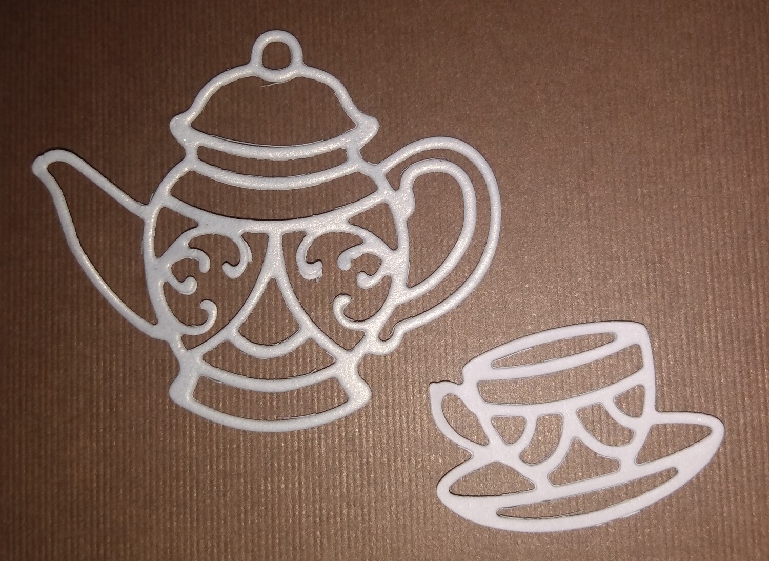 Teapot and Cup Die Cuts