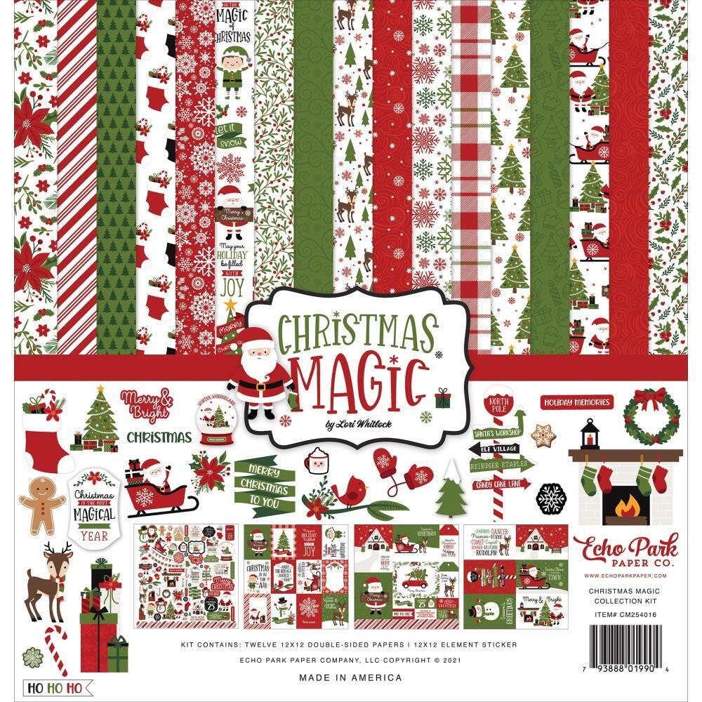 Two Page Layout using the Christmas Magic Collection