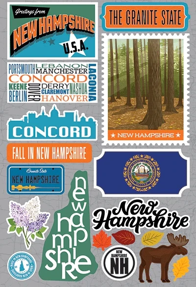 New Hampshire Stickers