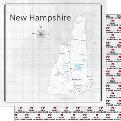New Hampshire Adventure Map