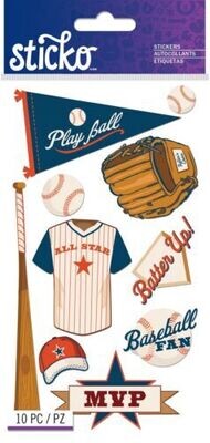 Baseball Sticker Sheet