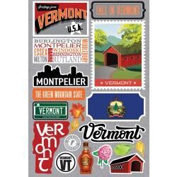 State Sticker Vermont