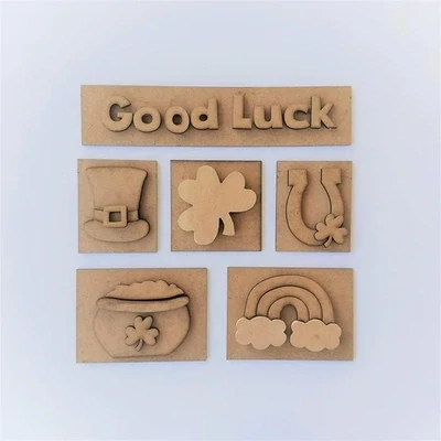 Good Luck Shadow Box Inserts Kit